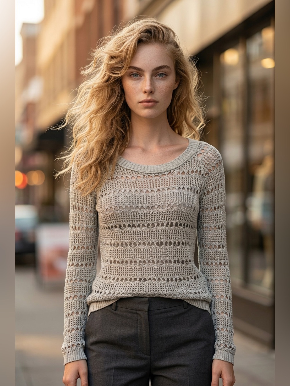Aeropostale Elegant Gray Women's Sweater - Size Extra Small